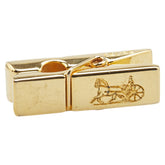 セリーヌ 馬車柄 マネークリップ ゴールド メッキ レディース CELINE 【中古】